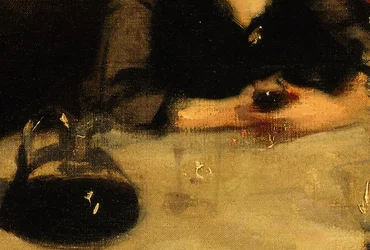 Le Verre de porto: detail of the port 